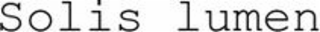 solis lumen