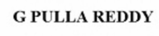 g pulla reddy