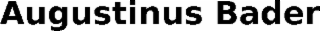 augustinus bader