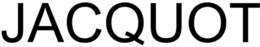 jacquot