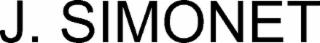 j. simonet