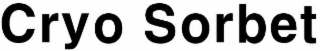 cryo sorbet
