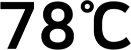 78˚c