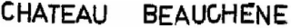 chateau beauchene
