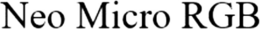 neo micro rgb
