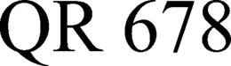 qr 678