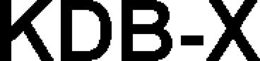 kdb-x