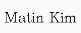 matin kim