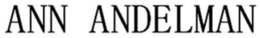 ann andelman