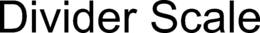 divider scale