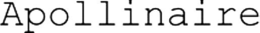 apollinaire
