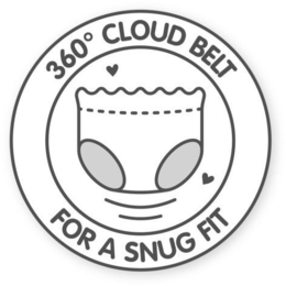360° cloud belt for a snug fit