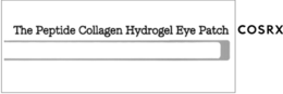 the peptide collagen hydrogel eye patch cosrx