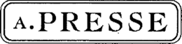 a. presse