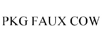 pkg faux cow