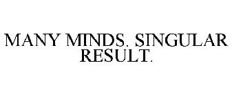 many minds. singular result.