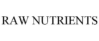 raw nutrients