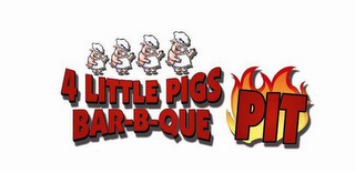 4 little pigs bar-b-que pit