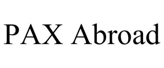 pax abroad