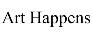 art happens