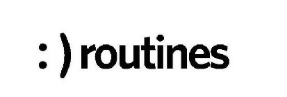 :) routines