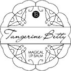 b tangerine betty magical lip balm