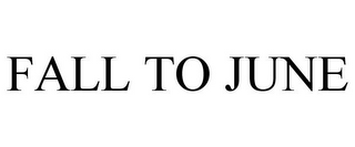 fall to june
