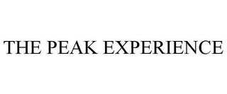 the peak experience