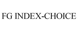 fg index-choice