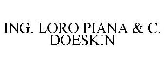 ing. loro piana & c. doeskin