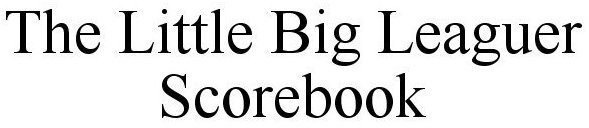 the little big leaguer scorebook
