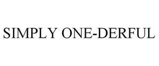 simply one-derful
