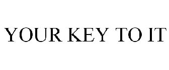 your key to it