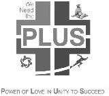 we need the plus power of love in unityto succeed