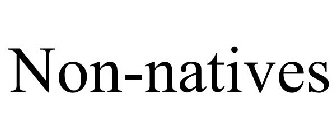 non-natives