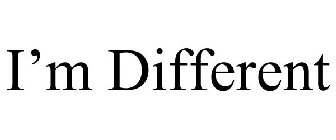 i'm different