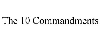 the 10 commandments