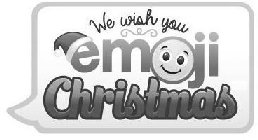 we wish you emoji christmas