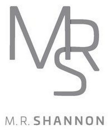 mrs m. r. shannon