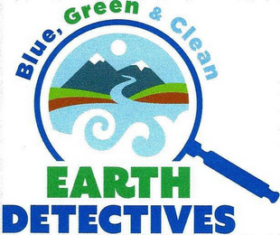 blue, green & clean earth detectives