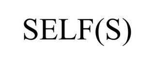 self(s)