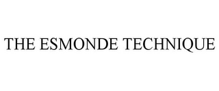 the esmonde technique