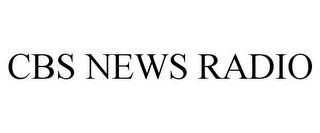 cbs news radio