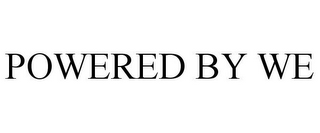 powered by we