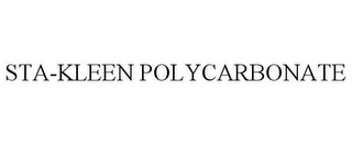 sta-kleen polycarbonate