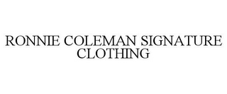 ronnie coleman signature clothing
