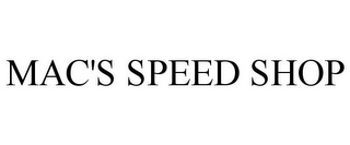 mac's speed shop