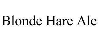 blonde hare ale
