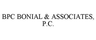 bpc bonial & associates, p.c.