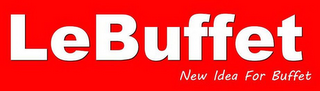 lebuffet new idea for buffet